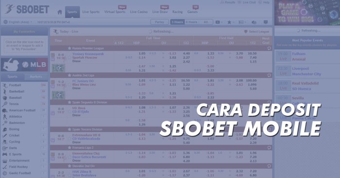 Agen Sbobet Deposit Pulsa Tanpa Potongan