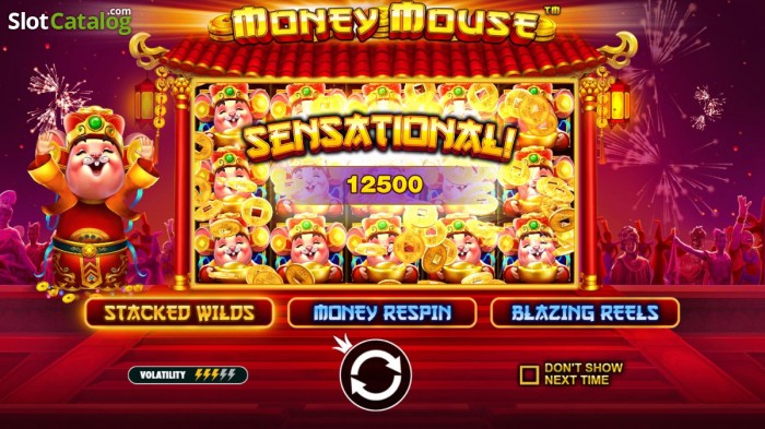 Pragmatic play slot mouse money start screen slots games review