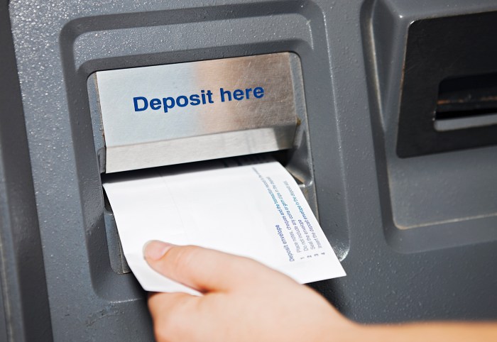 Deposit slots